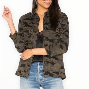 L’Agence Cromwell Camo Military Jacket, brand new with tags. Size small